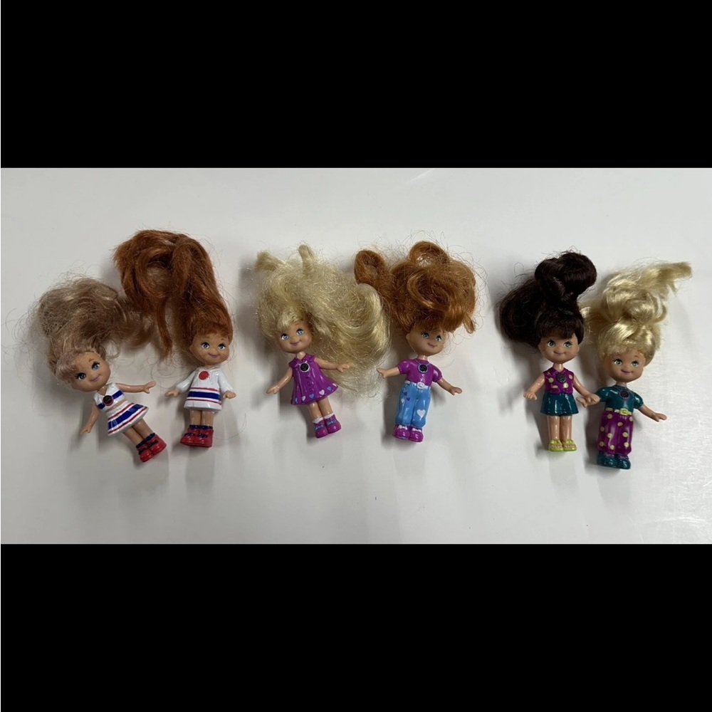3 Matching Sets Of 1995 Mattel #69073 Lil Secrets Twosies Dolls! *Dolls Only* - Picture 2 of 10
